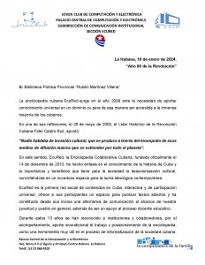 Carta de reconocimiento EcuRed- Biblioteca Pública Provincial Rubén Martínez Villena_Página_1