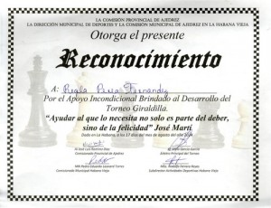 Reconocimiento Torneo Giraldilla-Regla