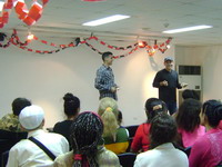 Ruhandy Traves y Ricardo Martinez