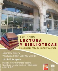 Seminario Lectura y Bibliotecas